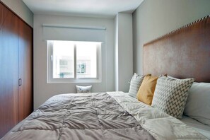2 bedrooms, in-room safe, iron/ironing board, WiFi
