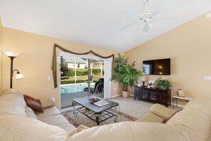 Smart TV, video games, DVD player, table football