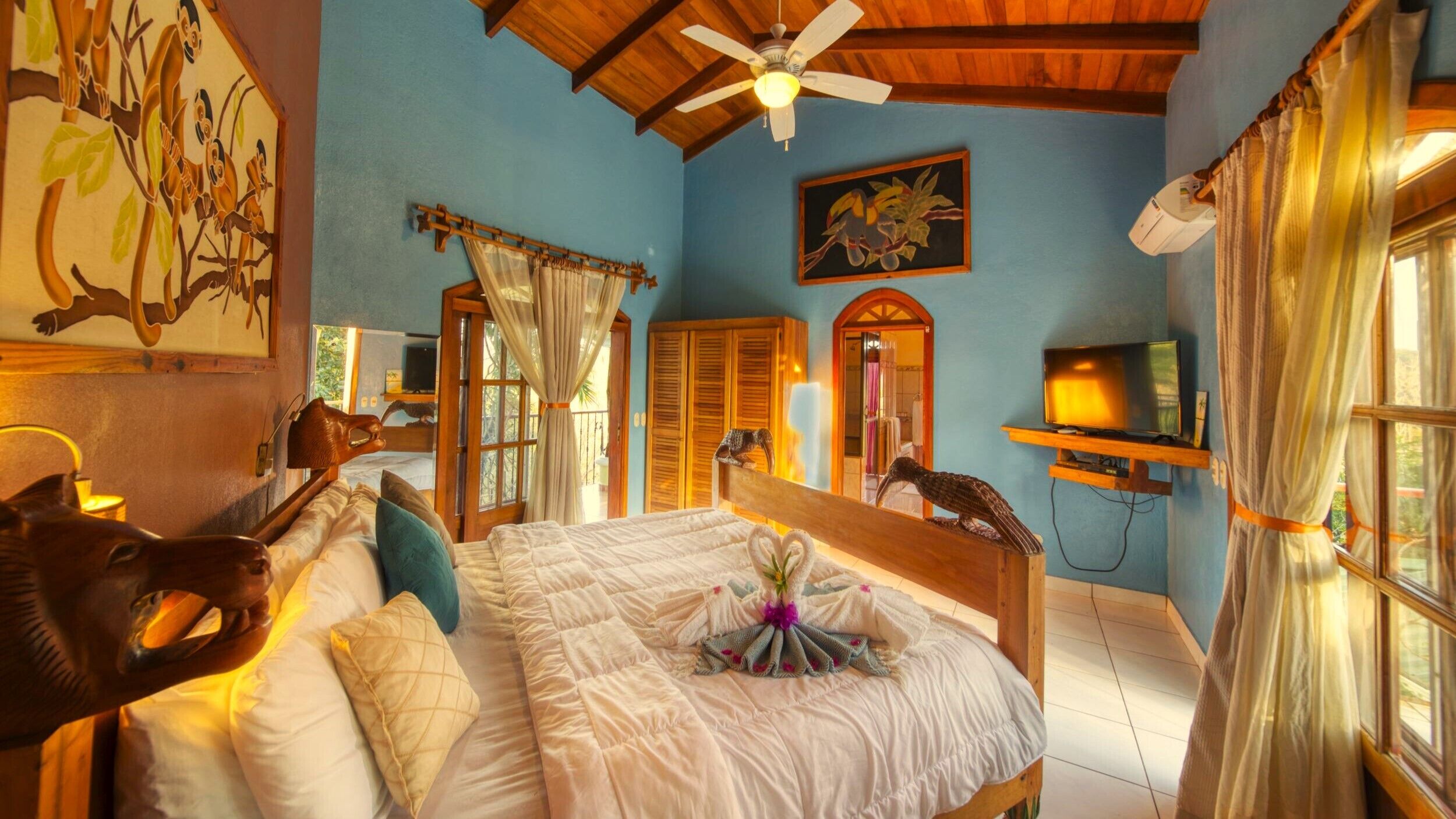 6 Schlafzimmer, Zimmersafe, kostenloses WLAN, Bettwäsche