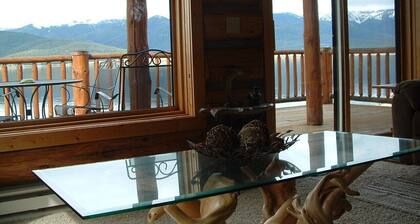 Lake Front Log Cabin with Boat Slip