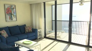 Flat-screen TV, DVD player, books - Sanibel Harbour Resort #914 2BR/2B - Beachfront, heated pool near 4-star Resort (Fort Myers)