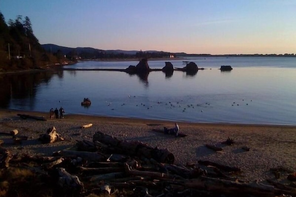 Siletz Bay from the deck