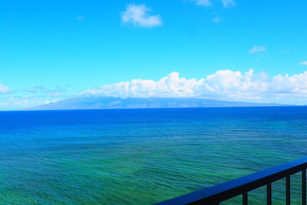 View of Molokai in the morning