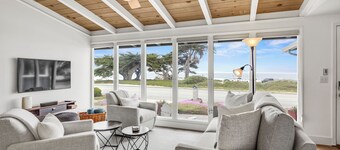 Ocean front home - hear the waves crash as you sleep.