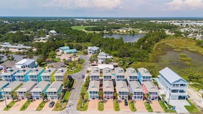 Exterior - Pier Park only 50 Steps to the beach! Pet friendly. Ocean View. (Panama City Beach)