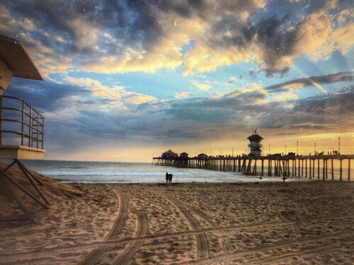 Strandhaus mit Klimaanlage, familien- und haustierfreundlich, kurzer Fußweg zum Sand
