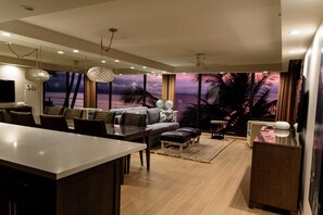 Interior - Steps from the Sand ! Stunning Curated Interior Mahana at Kaanapali.  Fully AC! (Lahaina)