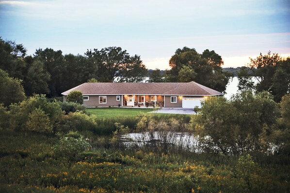 Exterior - Beautiful Lake Home on Long Lake, Sleeps 18, Over 2 Acres (Spicer)