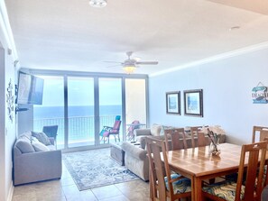 Smart TV, DVD player, books