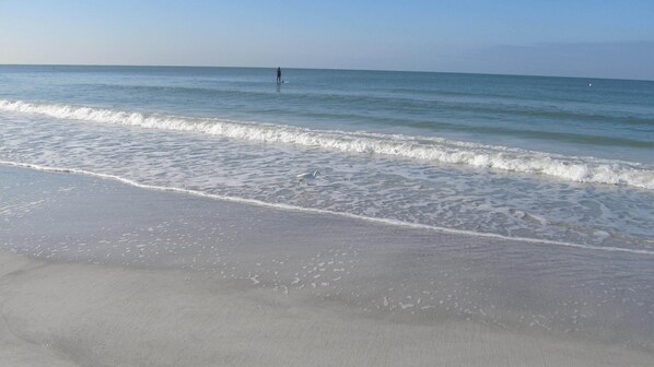 Sun-loungers, beach towels