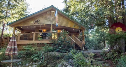 4 dormitorios Se aceptan mascotas Cottage Tranquilo Aislado frente al mar Ubicación en Secret Cove
