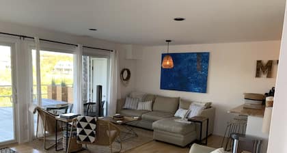 Updated Modern Waterfront condo with private beach, pool, tennis, pier & more.<br>