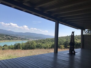 Terrace/patio - Stunning, historic 18c Farmhouse - with Private Pool (sleeps 12-13) (Pieve Santo Stefano)