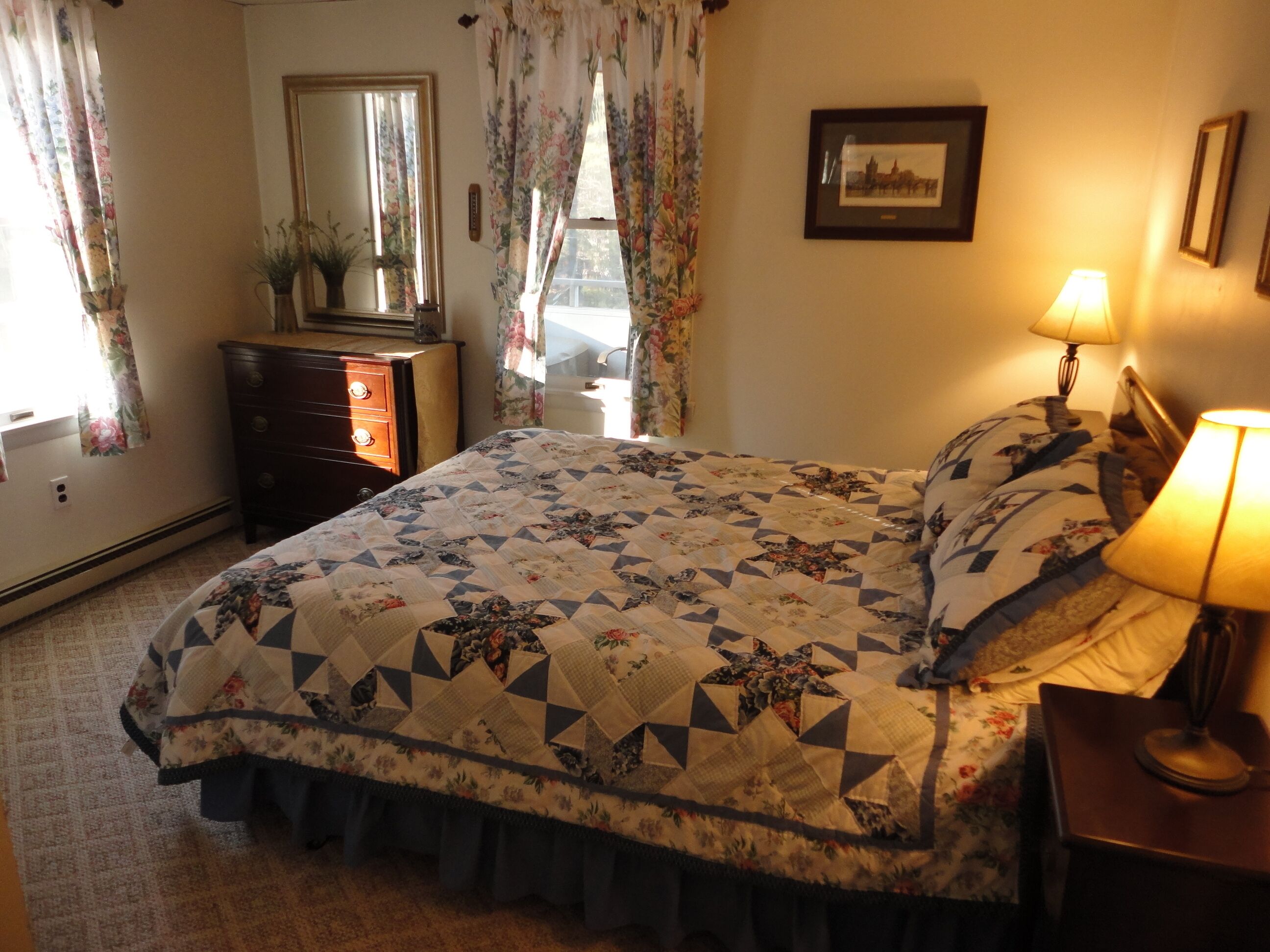 Silver Lake Home Within Feet of a Sandy Semi Private Beach With Great Lake Views