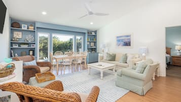 Smart TV, DVD player, stereo