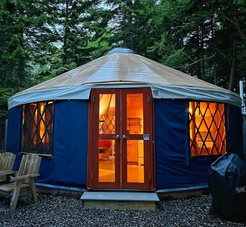 Yurt Glamping on the Quiet-side of Acadia National Park!