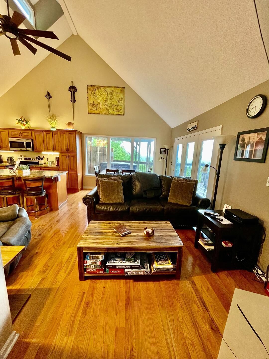 Decorated Lord of  Rings Theme. View all year round. 3 Miles from Gatlinburg.