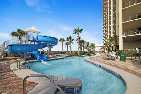 Indoor pool, a heated pool
