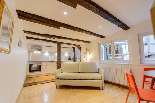 Appartement confortable et tranquille dans le centre historique de la ville française de Strasbourg.