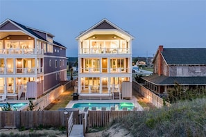 Exterior - 5460- Virginia Dare, Luxury oceanfront rental in Nags Head | Sleeps 16! (Nags Head)