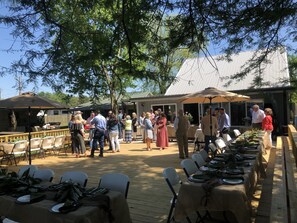 Área para banquetes al aire libre