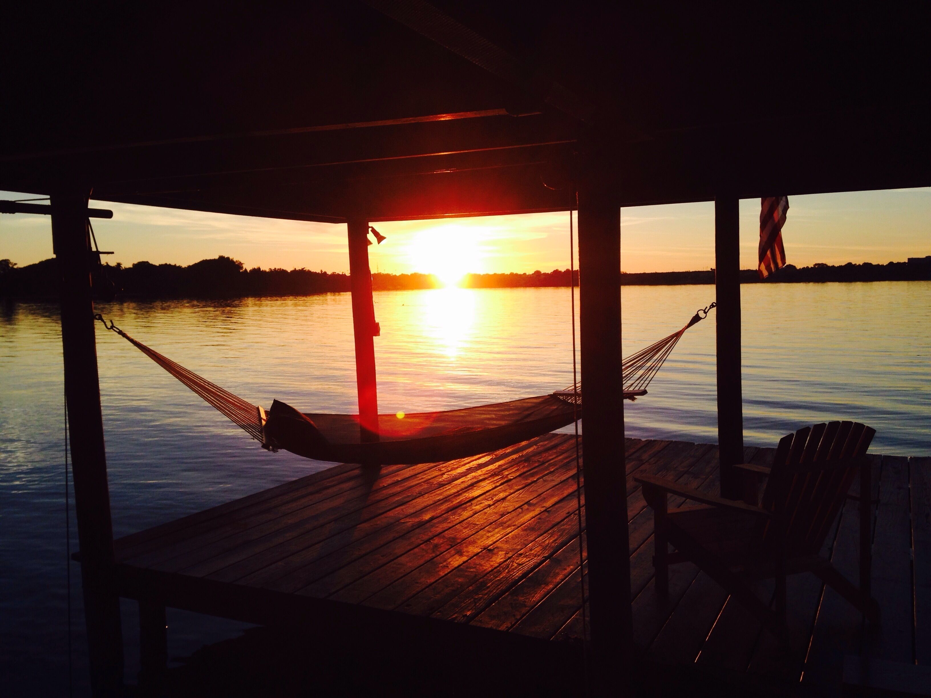 Hammock 'On the Dock of Lake Clay'