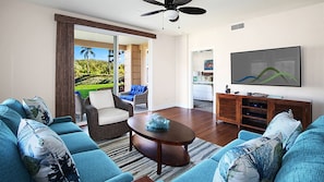 TV, books - Pili Mai at Poipu #03D By Parrish Kauai - Great Resort pool for families (Koloa)