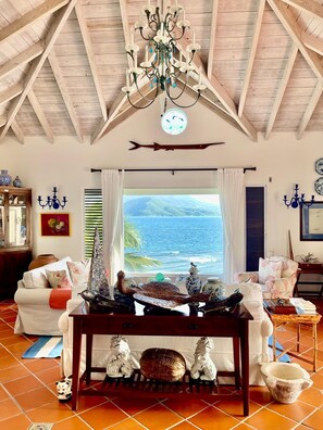 Interior - St Kitts Two for One Luxury Villa & Private Lounge on beach breathtaking views! (South East Peninsula)