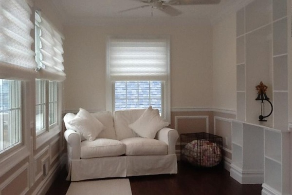 Sitting area of master bedroom