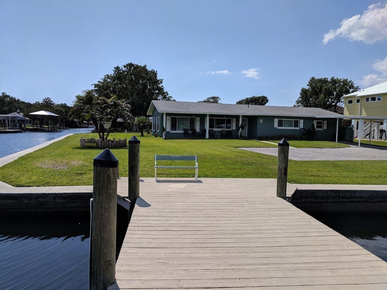 Premium  river and canal front home with water on 3 sides and beautiful views.