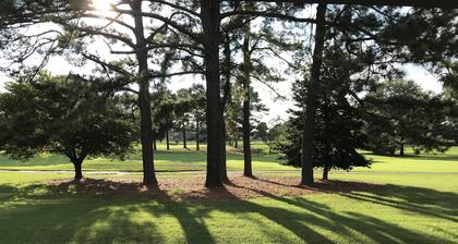 Stunning 1 Bedroom condo on River Golf Course Ninth Hole.
