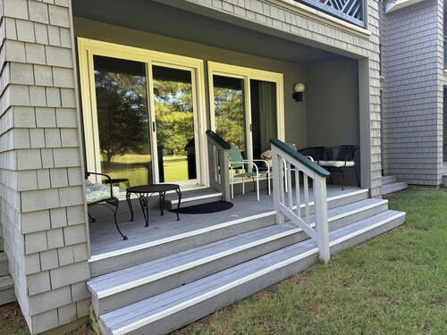 Stunning 1 Bedroom condo on River Golf Course Ninth Hole.