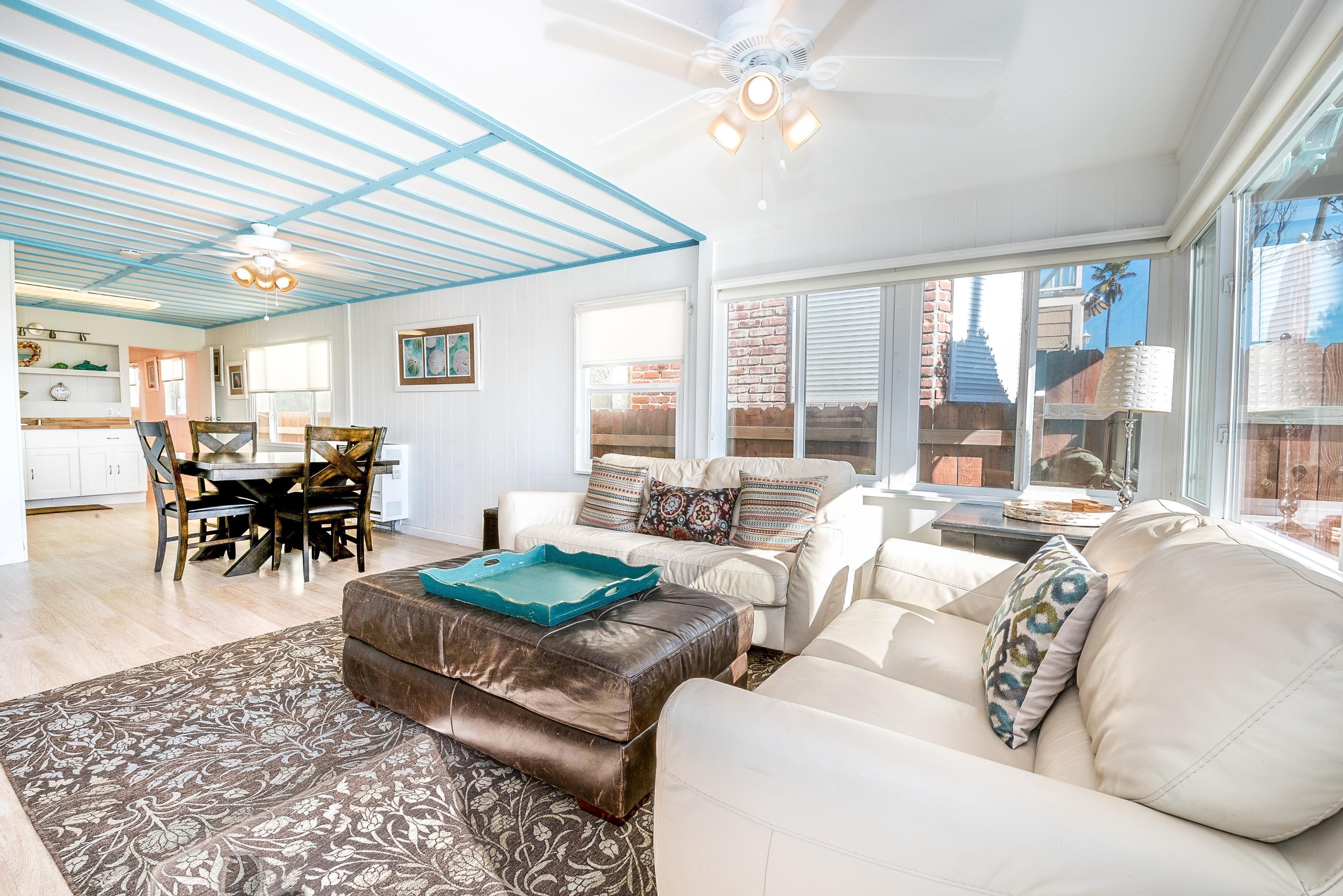 Charming Vintage Beachfront Vacation Cottage (right side) | Super Central - No Car Needed!