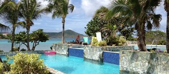 SEA GLASS at Sapphire Beach Unit E-206 - great views of STJ and BVIs!