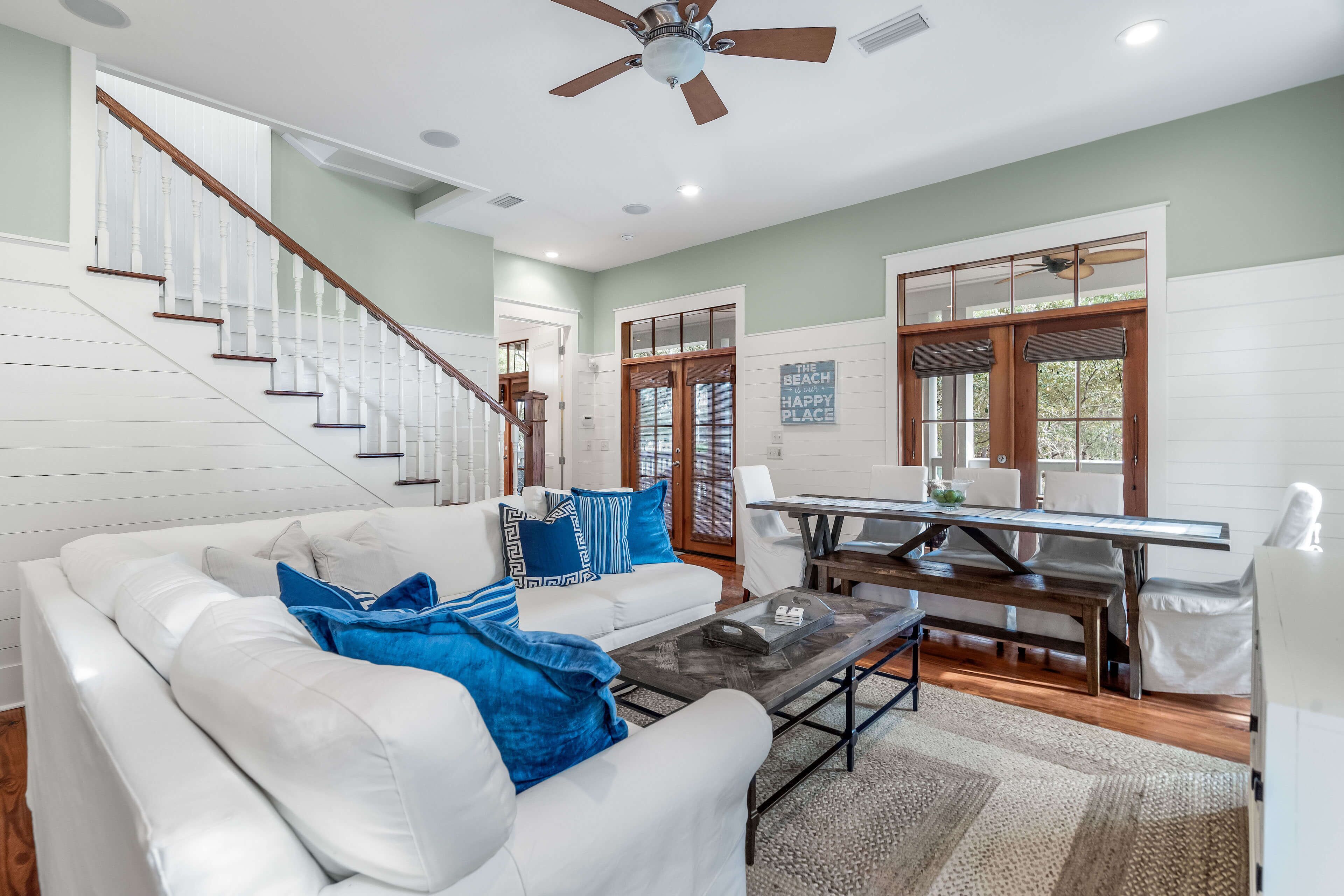 2 Min to Camp Watercolor Golf Cart Carriage House