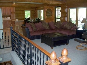 TV, fireplace, video games, DVD player