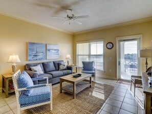 TV, DVD player, smart speakers