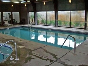 Indoor pool, outdoor pool