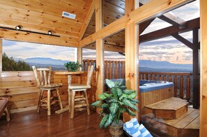 Idromassaggio all'aperto