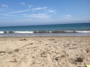 Sun loungers, beach towels