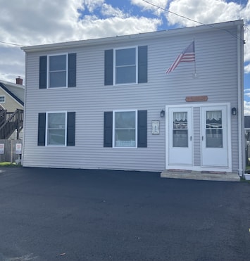 Second floor unit with 2 parking spots.