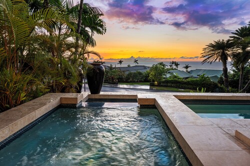 Private Luxury Estate w/Pool, Jacuzzi, AC & Ocean Views: Ohana Le'ale'a