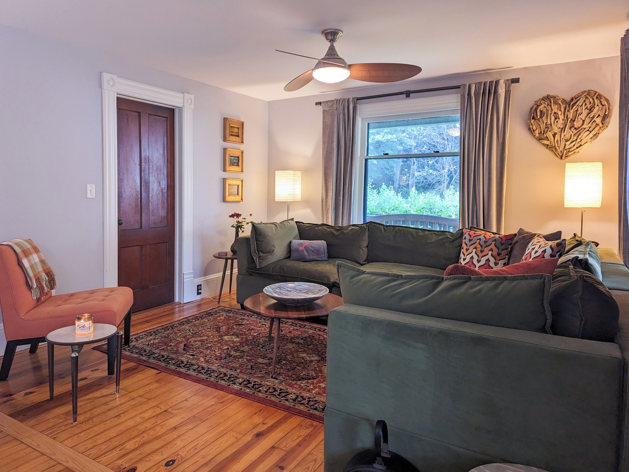 Stream side Victorian Charmer,  with Cedar Hot Tub , outdoor shower, large deck.