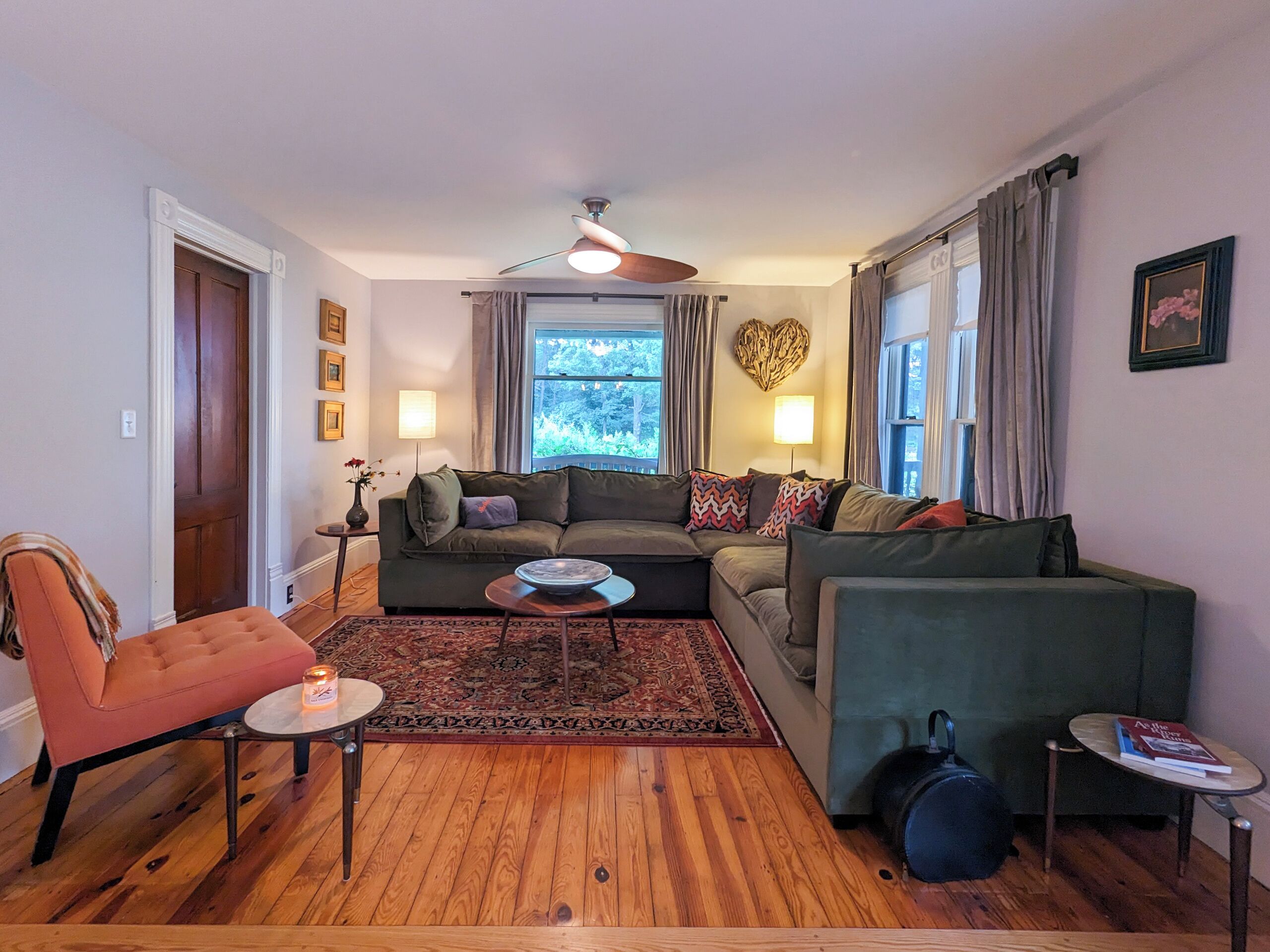 Stream side Victorian Charmer,  with Cedar Hot Tub , outdoor shower, large deck.