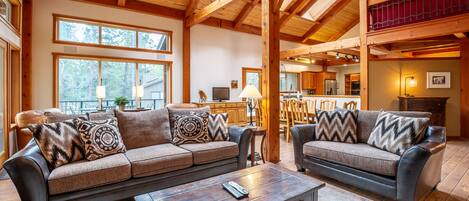 TV, fireplace, table tennis