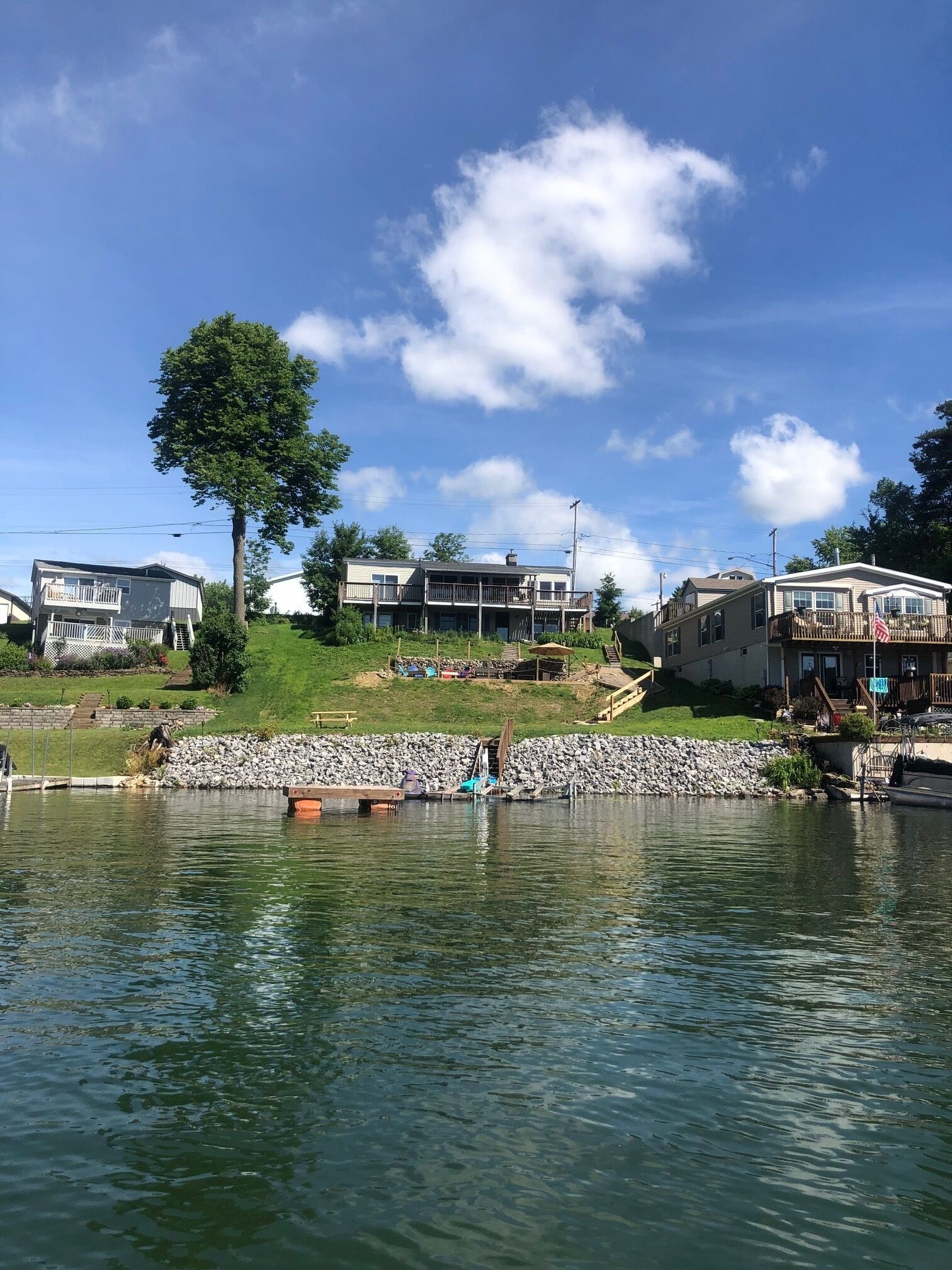 The water is always calm, and perfect for swimming in the summer!