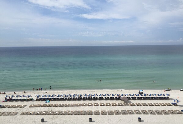 On the beach - Beach Chair Service Included, Great Gulf Views, Close to Pier Park!! 5th Floor! (Panama City Beach)