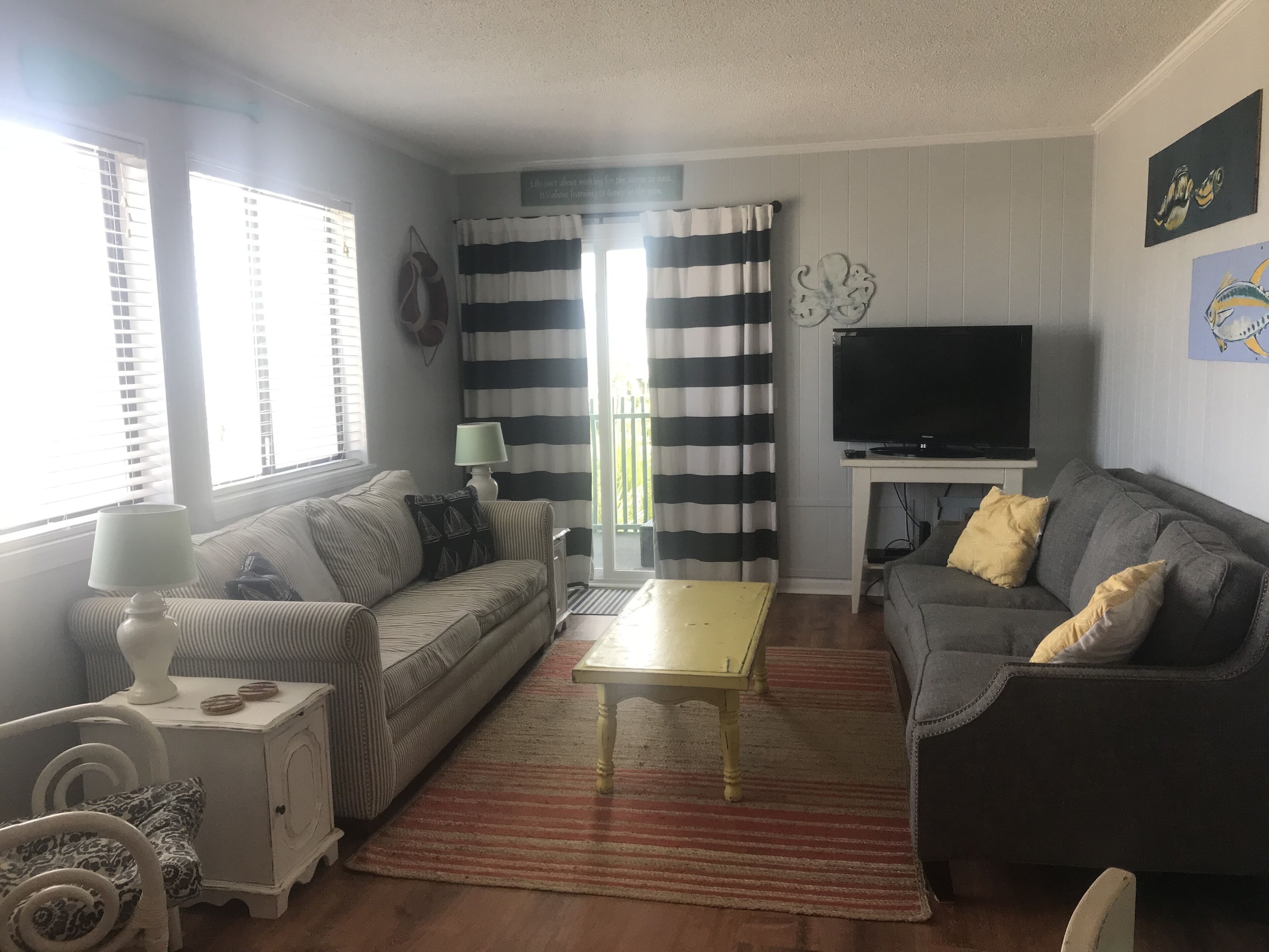 Condo on Wide, Quiet, Family-Friendly Beach