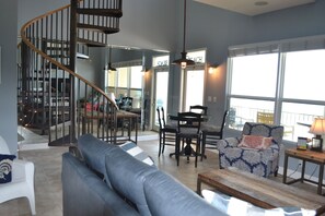 TV, DVD player, stereo