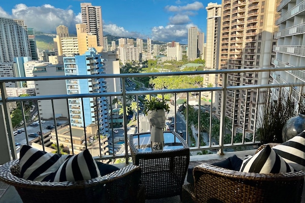 Large Lanai with a view!
